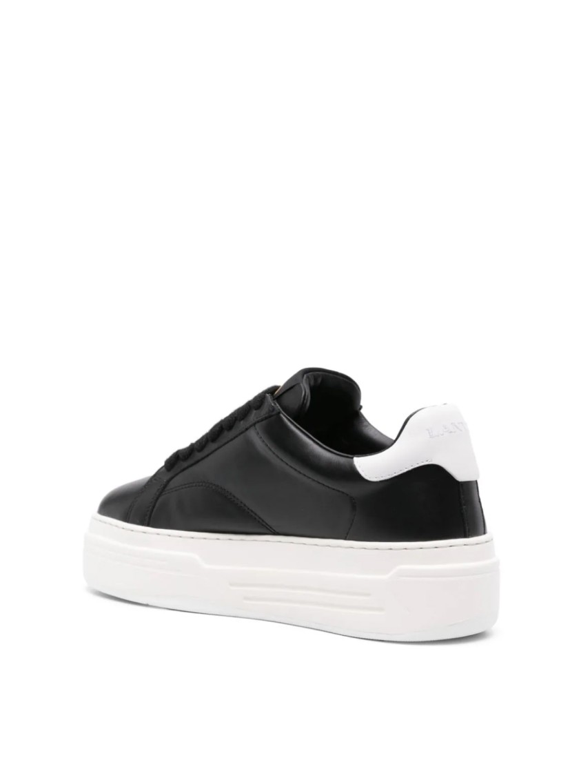 Lanvin Ddb0 Platform Sneakers In Neutral
