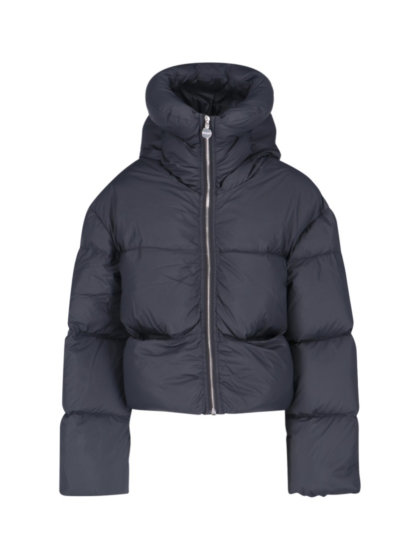 Ienki Ienki Bear Kenny Zip-up Puffer Jacket In Black