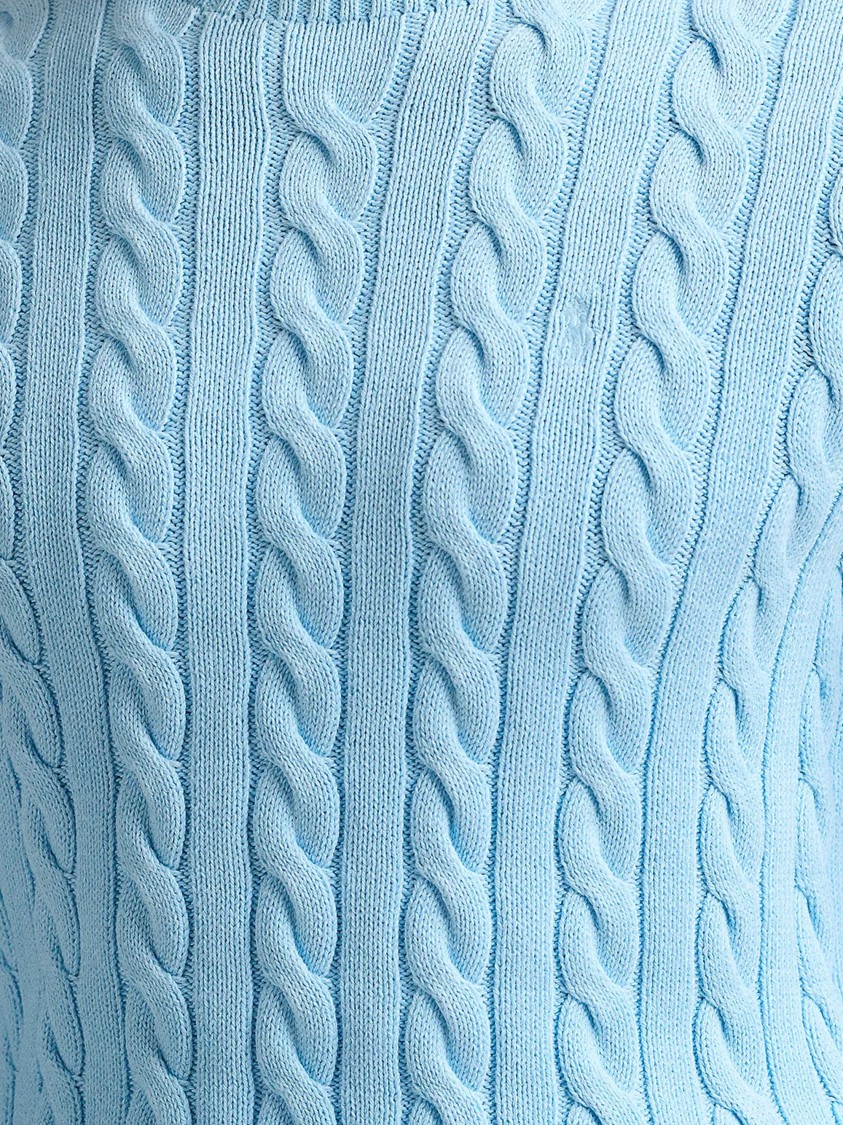 Polo Ralph Lauren Cable-knit Cotton Sweater With Pony Embroidery