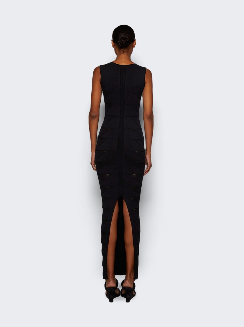 Rick Owens Tank Dress Motivo Black In Black