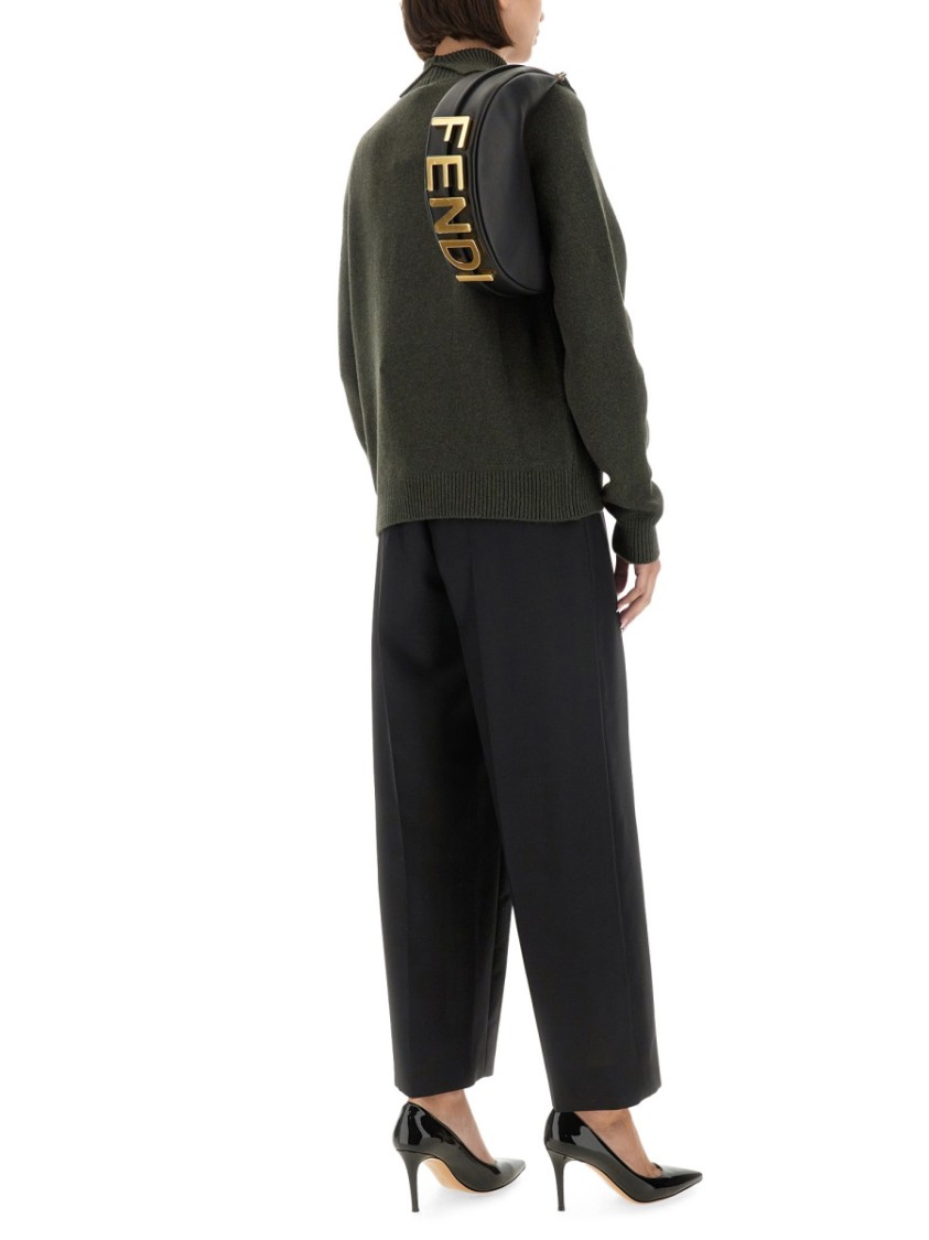 Fendi Logo-embroidered Sweater