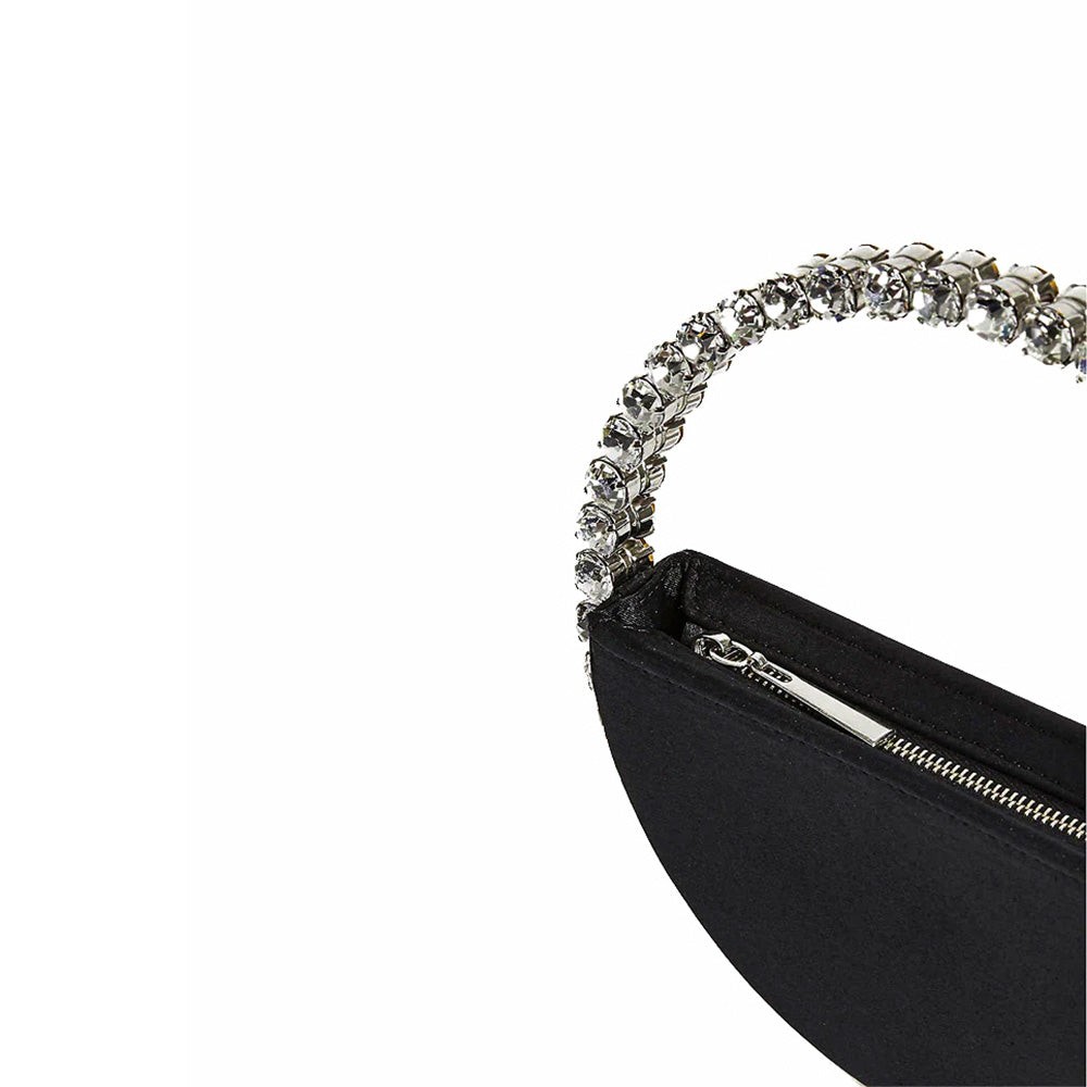L'alingi Lalingi Black Satin Eternity Clutch