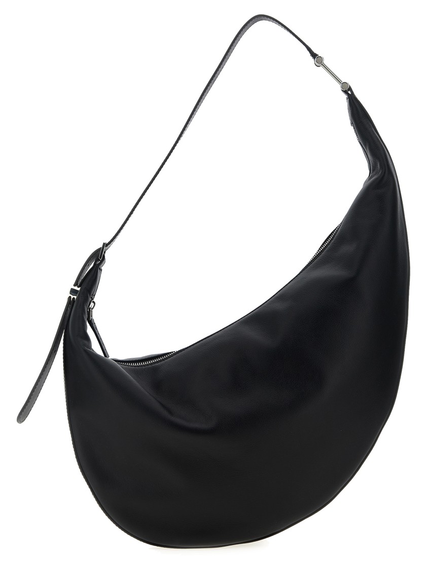 Marni Smooth Adjustable Strap Shoulder Bag In Black