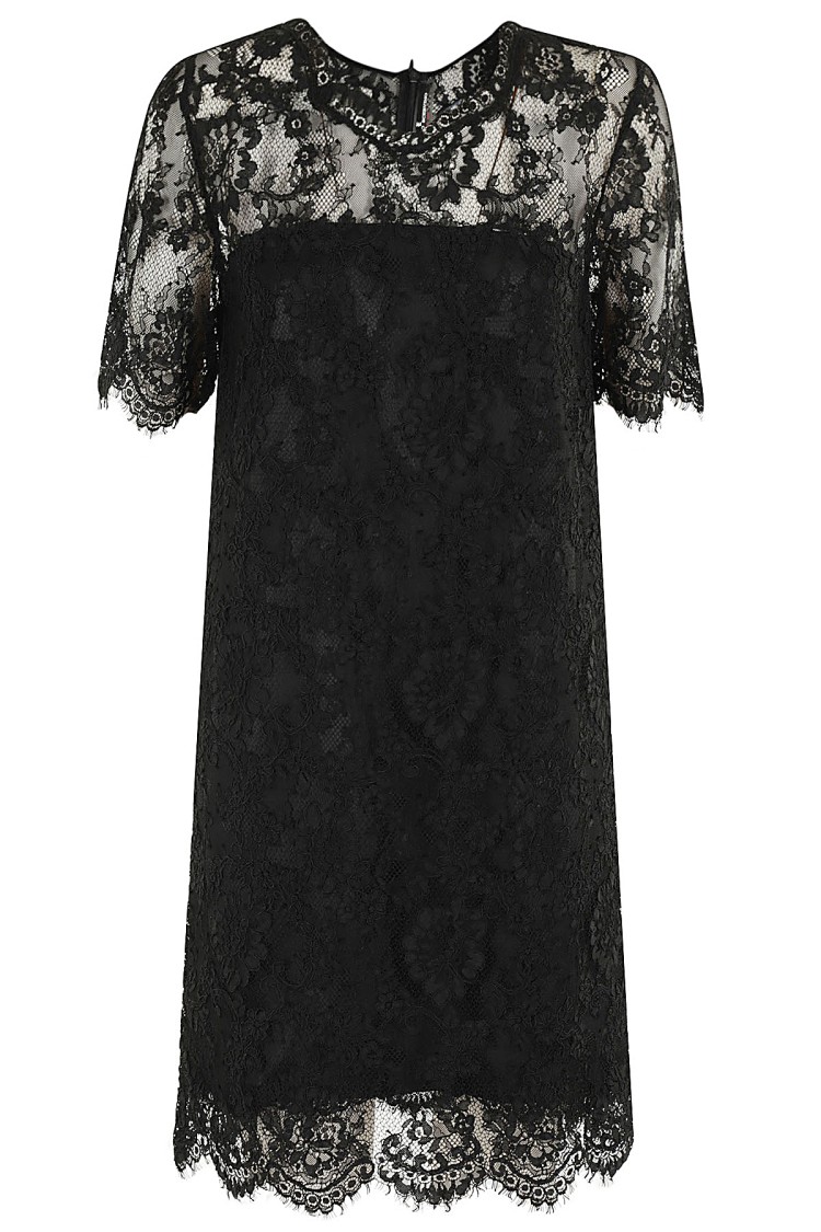 Ermanno Scervino Short Dress In Black