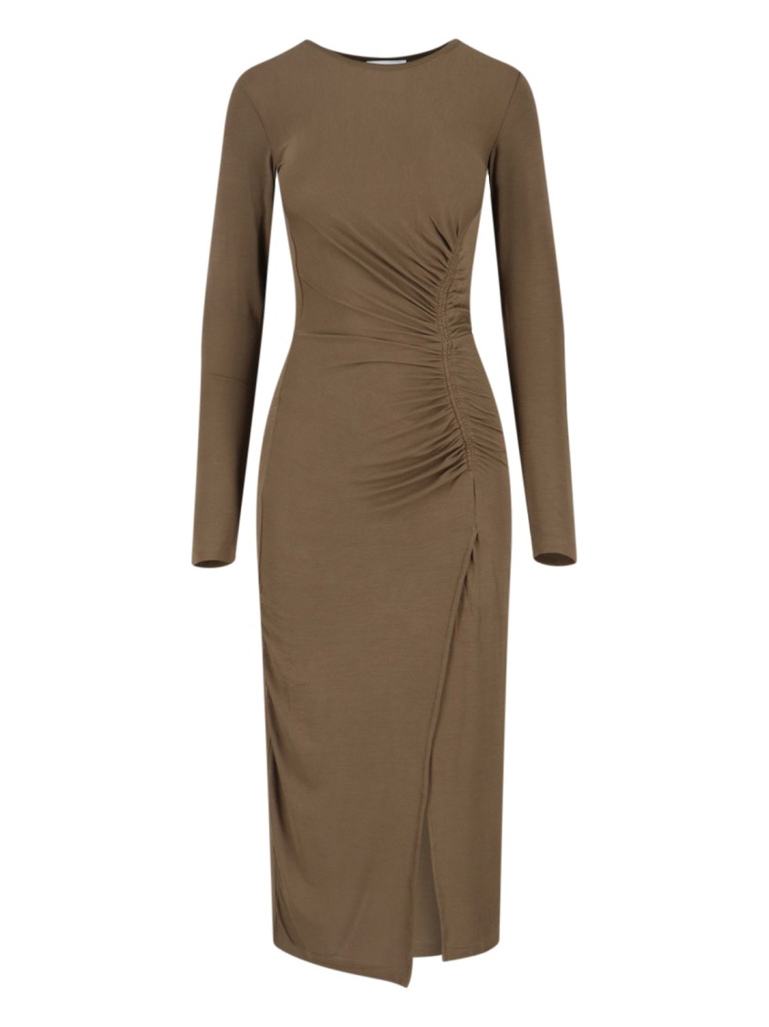 Isabel Marant Étoile Jelina Midi Dress In Brown