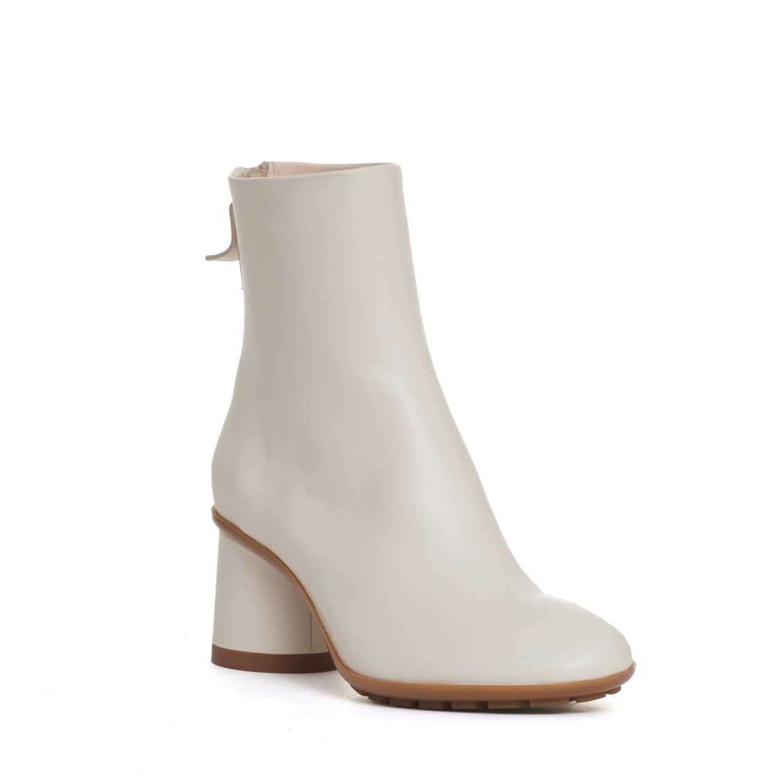Agl Attilio Giusti Leombruni Agl Leather Ankle Boot In White