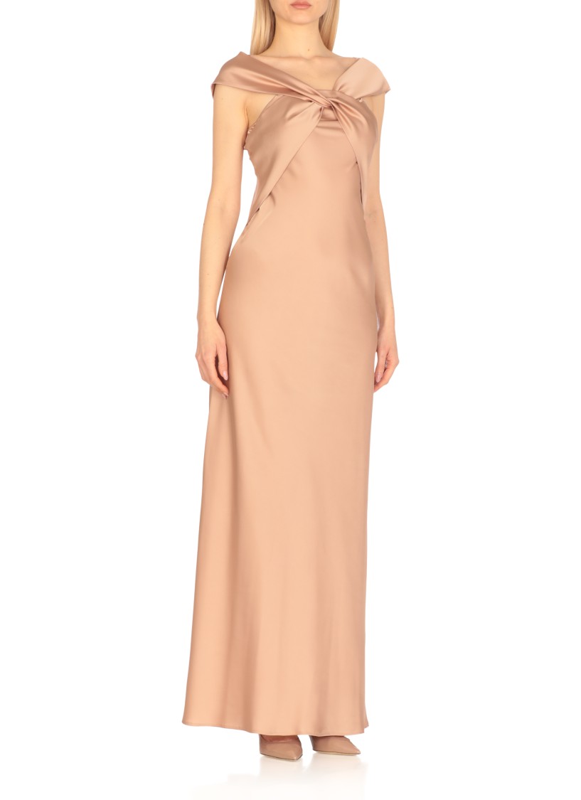 D EXTERIOR D. EXTERIOR PINK SATIN DRESS 