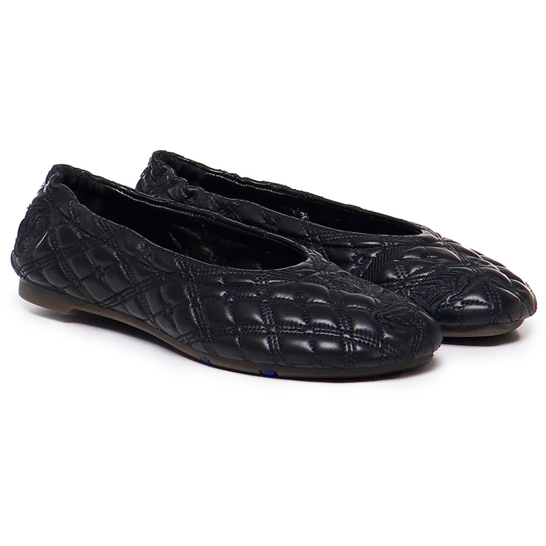 Burberry Quilted Leather Sadler Ballet Flats