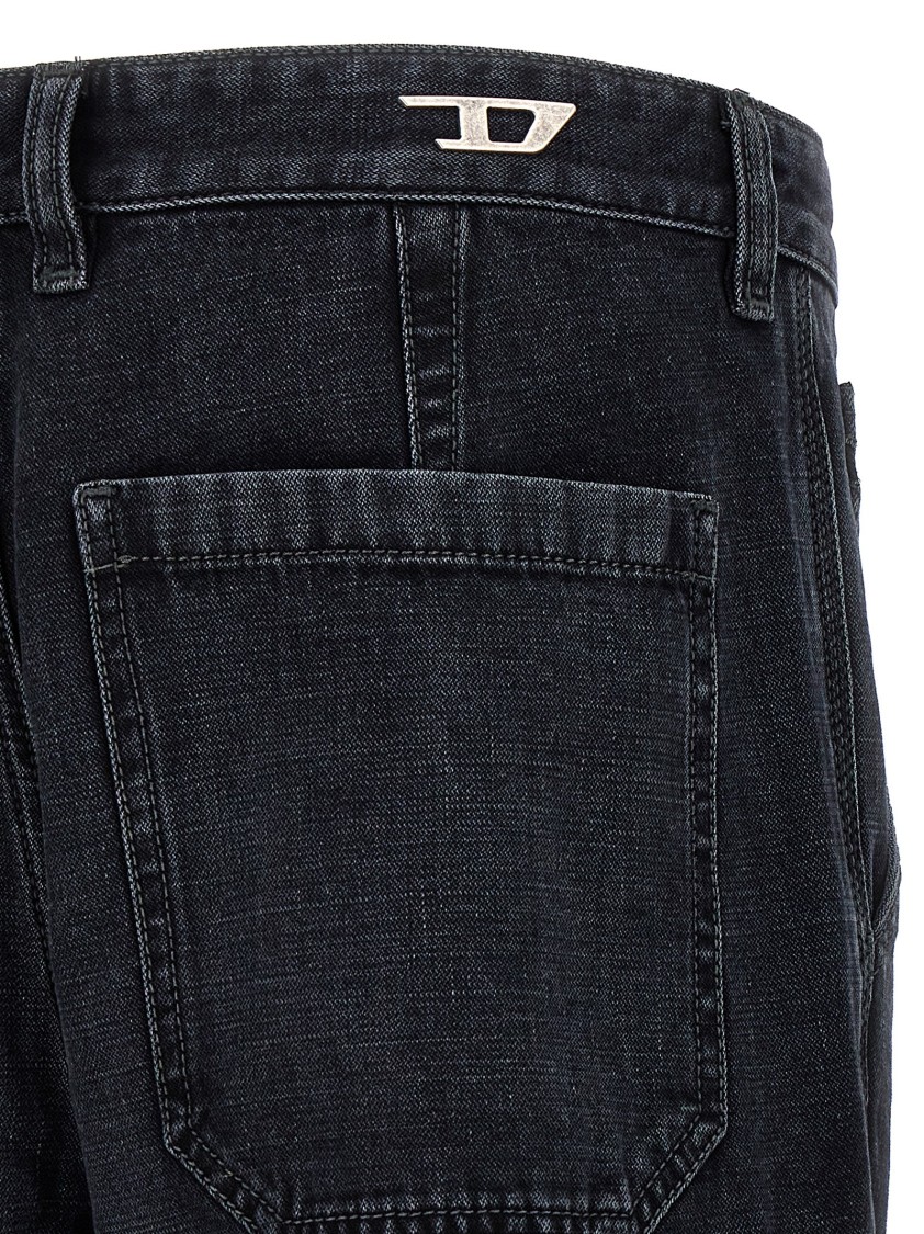 Diesel 'd-uty-cargo' Jeans In Black