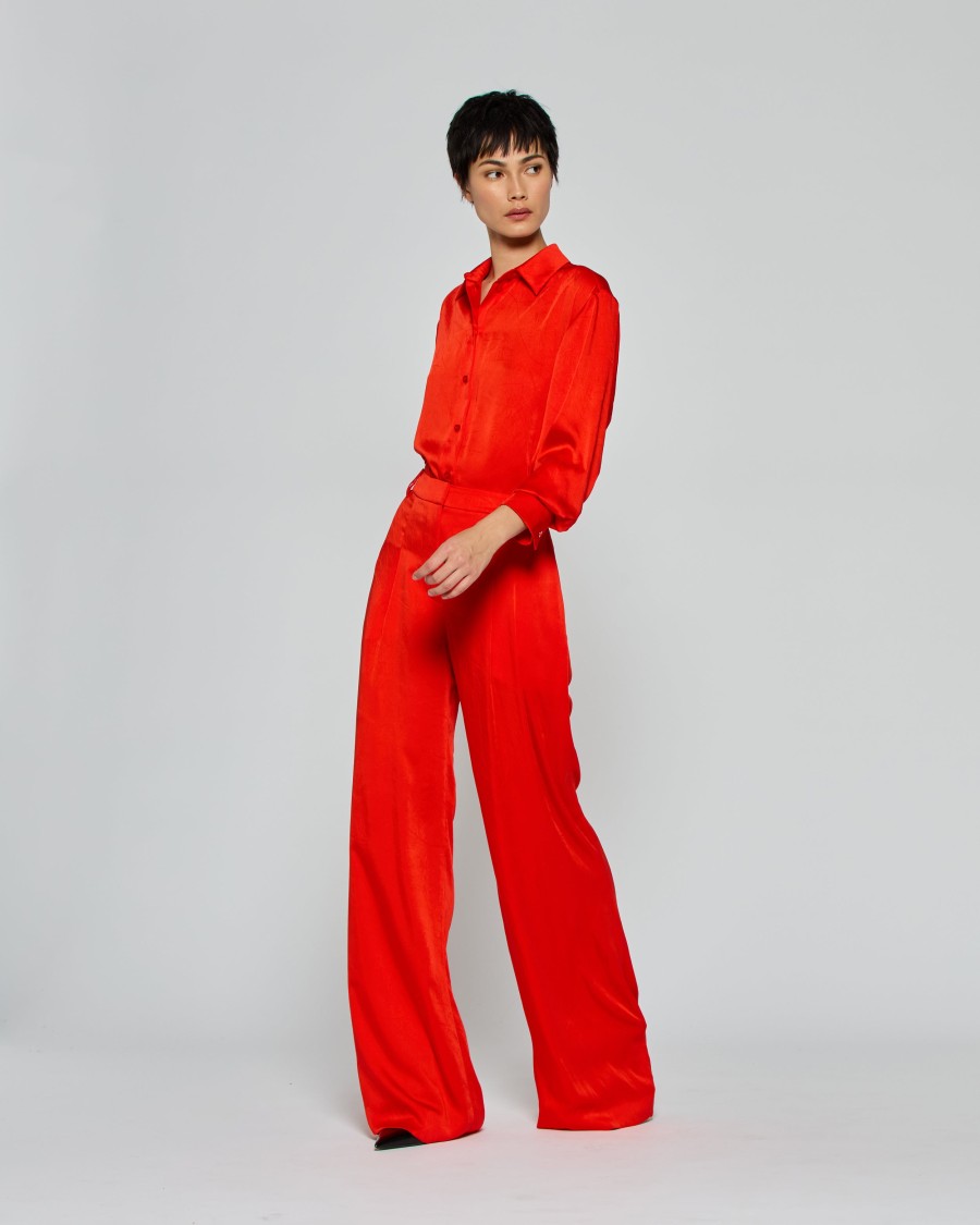 SERENA BUTE SERENA BUTE BUTE TROUSER '25 WITH HIGH WAIST AND FLOWING WIDE-LEG DESIGN