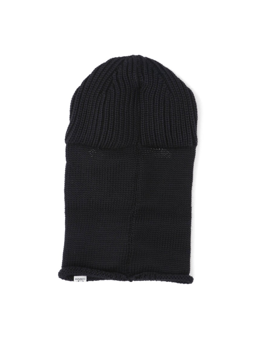 C.p. Company Wool Balaclava Featuring Integrated Goggles In Black