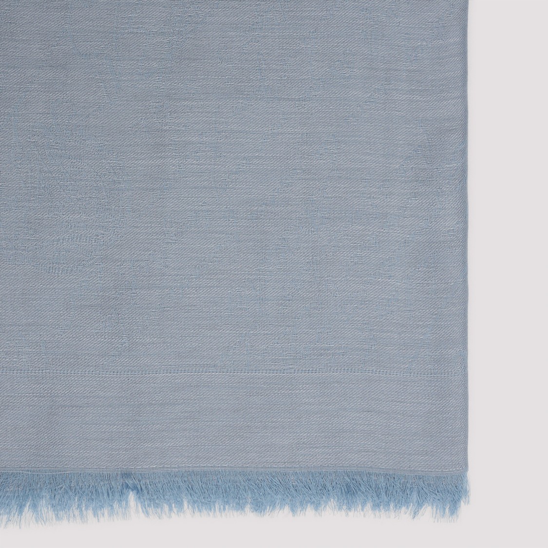 Berluti Light Blue Cashmere And Cotton Scarf