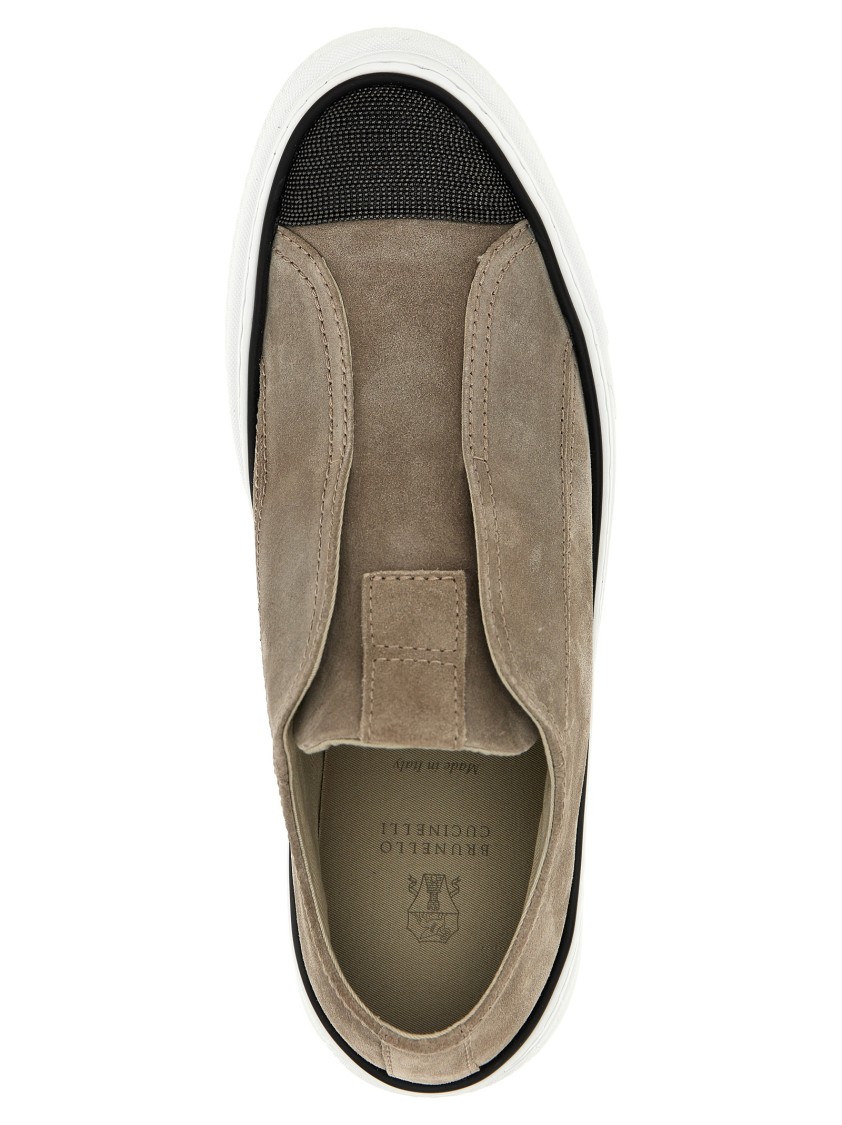 Brunello Cucinelli 'precious Toe' Sneakers