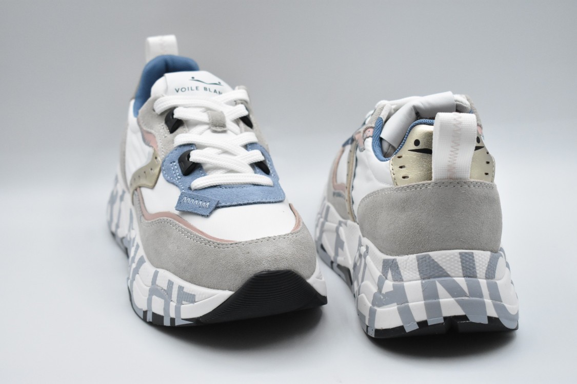 VOILE BLANCHE VOILE BLANCHE LACED SNEAKERS WITH CHUNKY SOLE