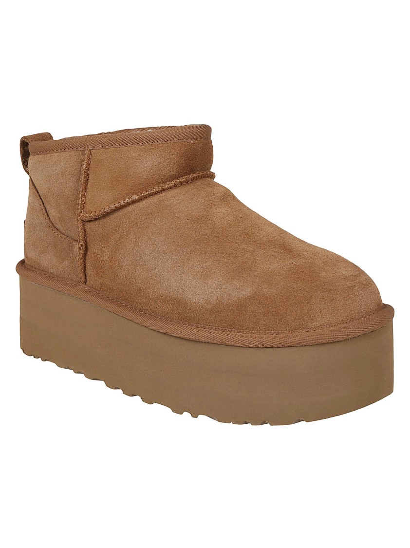 Ugg W Classic Ultra Mini Platform Boots In Brown