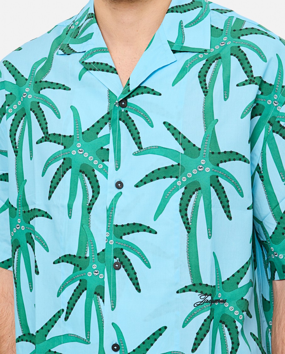 Shop Jacquemus The Jean Shirt In Blue