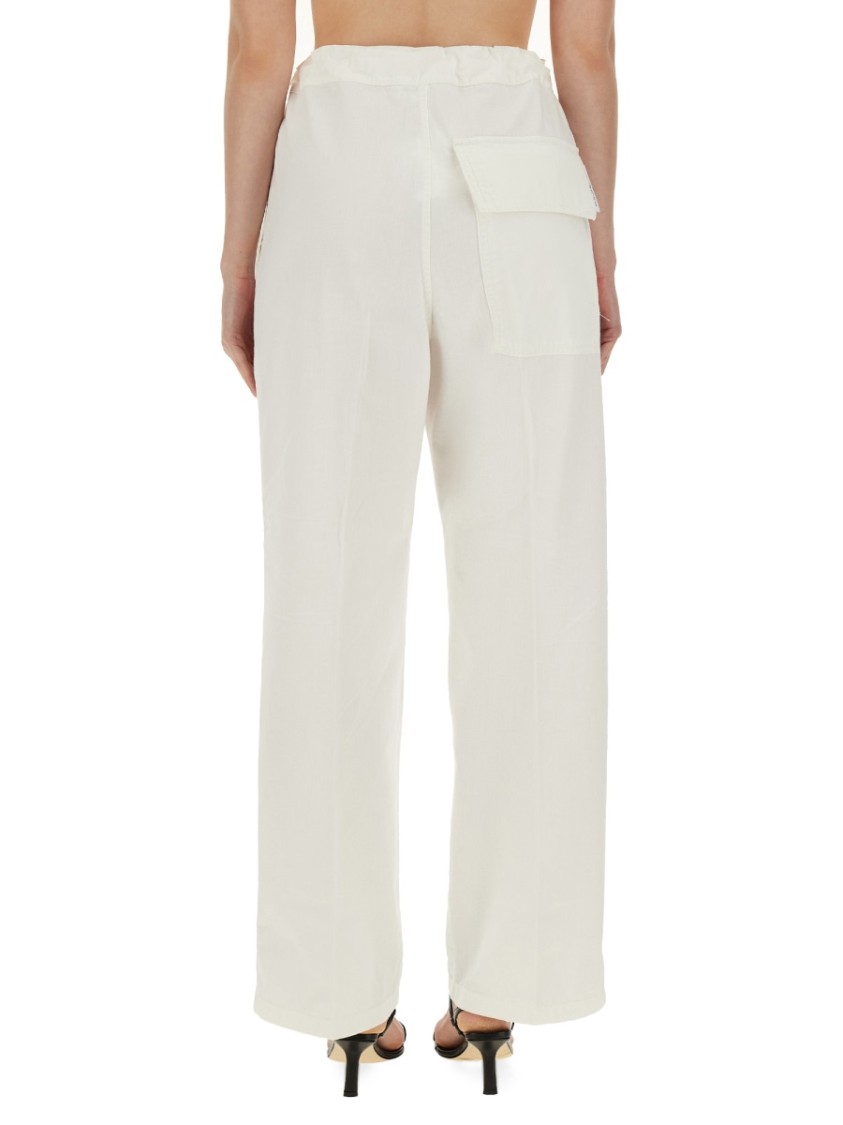 Victoria Beckham Wide Leg Pants In White