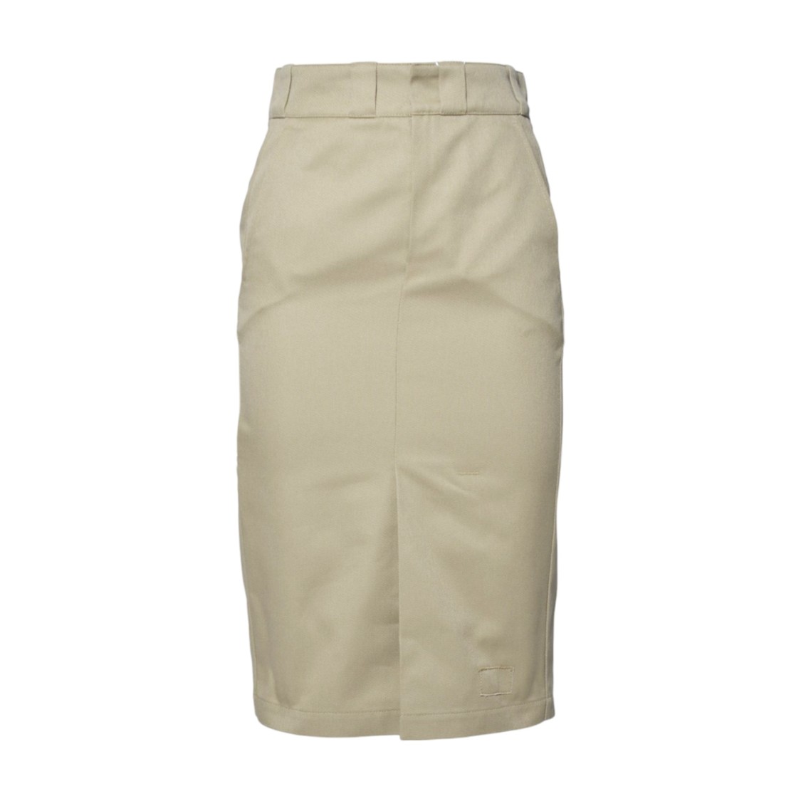 Maison Margiela Midi Skirt In Beige Cotton Twill In Neutrals