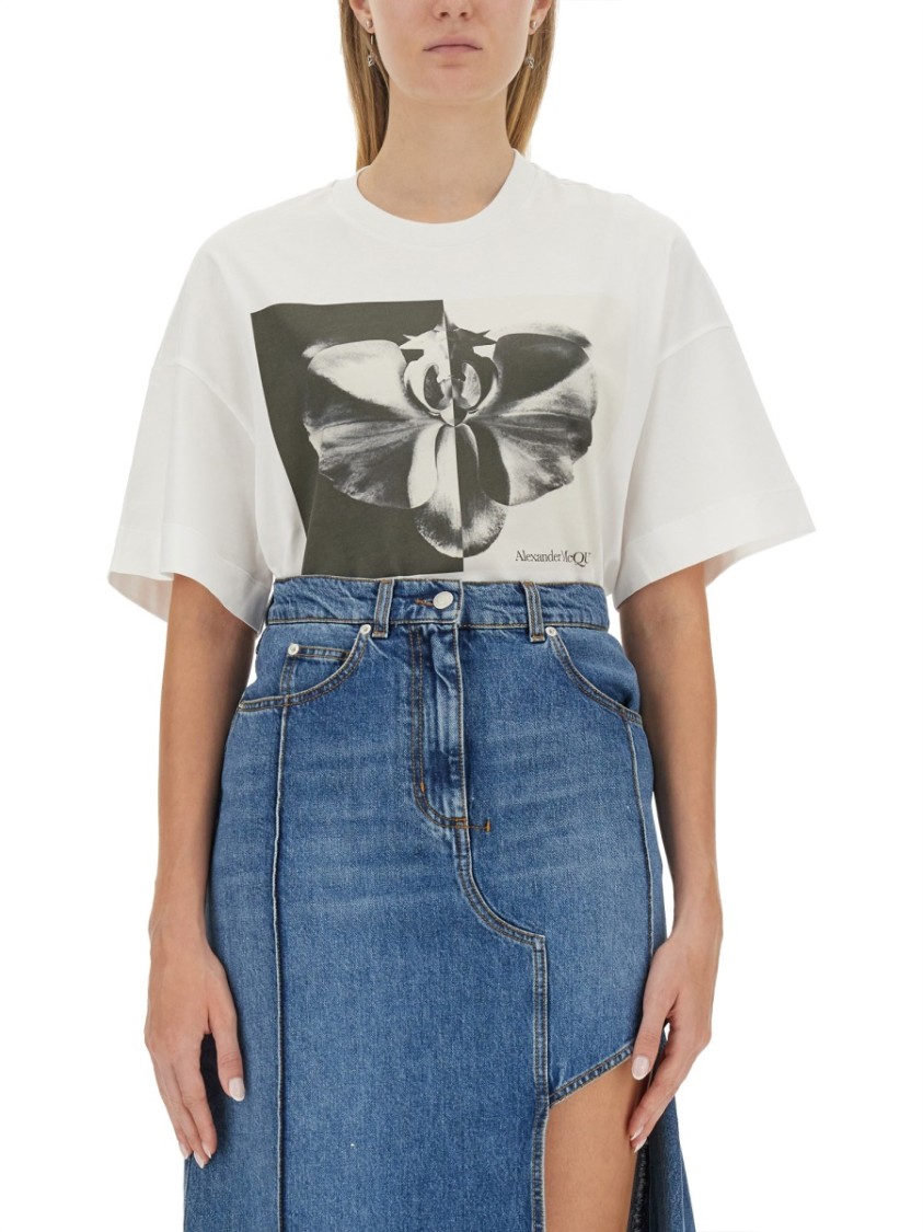 Alexander Mcqueen Alexander Mc Queen Sweatshirt With Logo In White