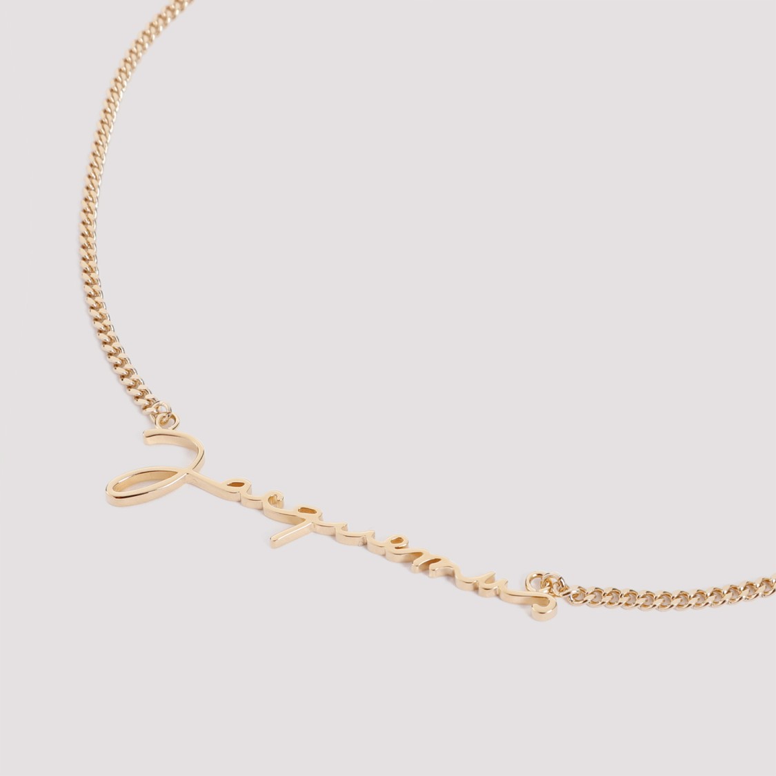 JACQUEMUS JACQUEMUS GOLD-TONE FINE CHAIN NECKLACE 