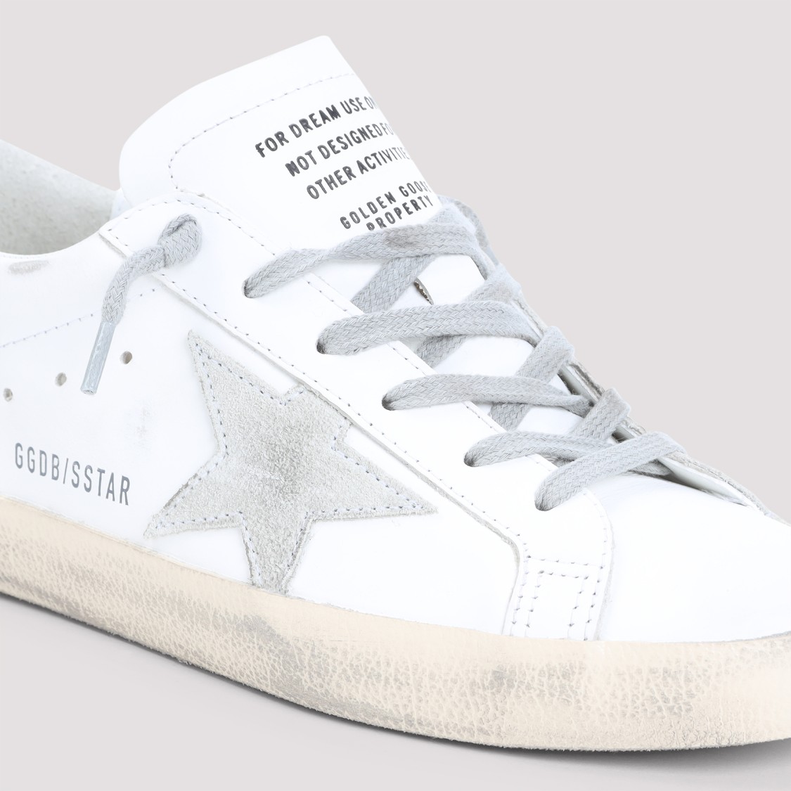 スニーカー Golden  Super Star White Cow Leather Sneakers Men's Super Star Leather Sneaker - White | GOLDEN GOOSE