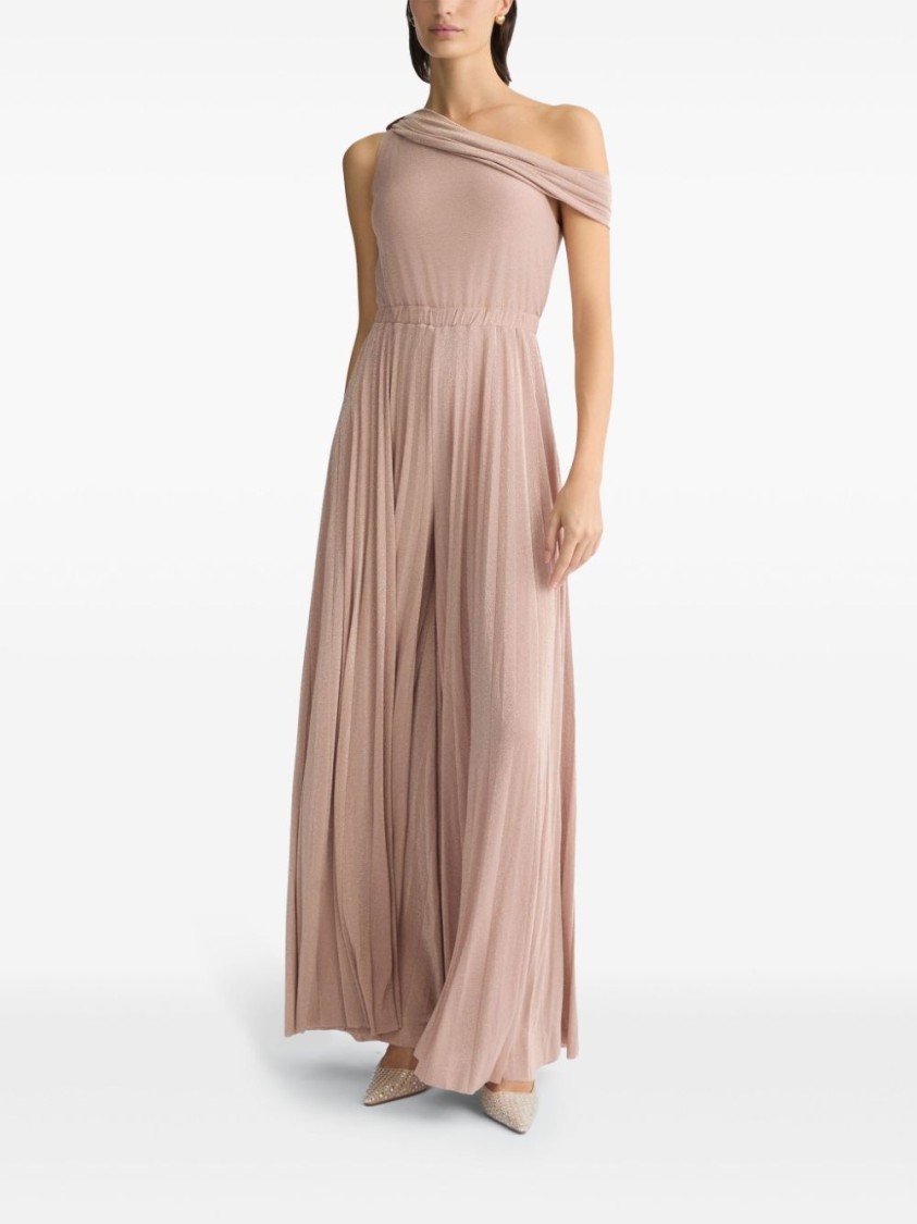 Liu •jo Liu Jo Elegant Powder Pink Sleeveless Evening Dress In Pink