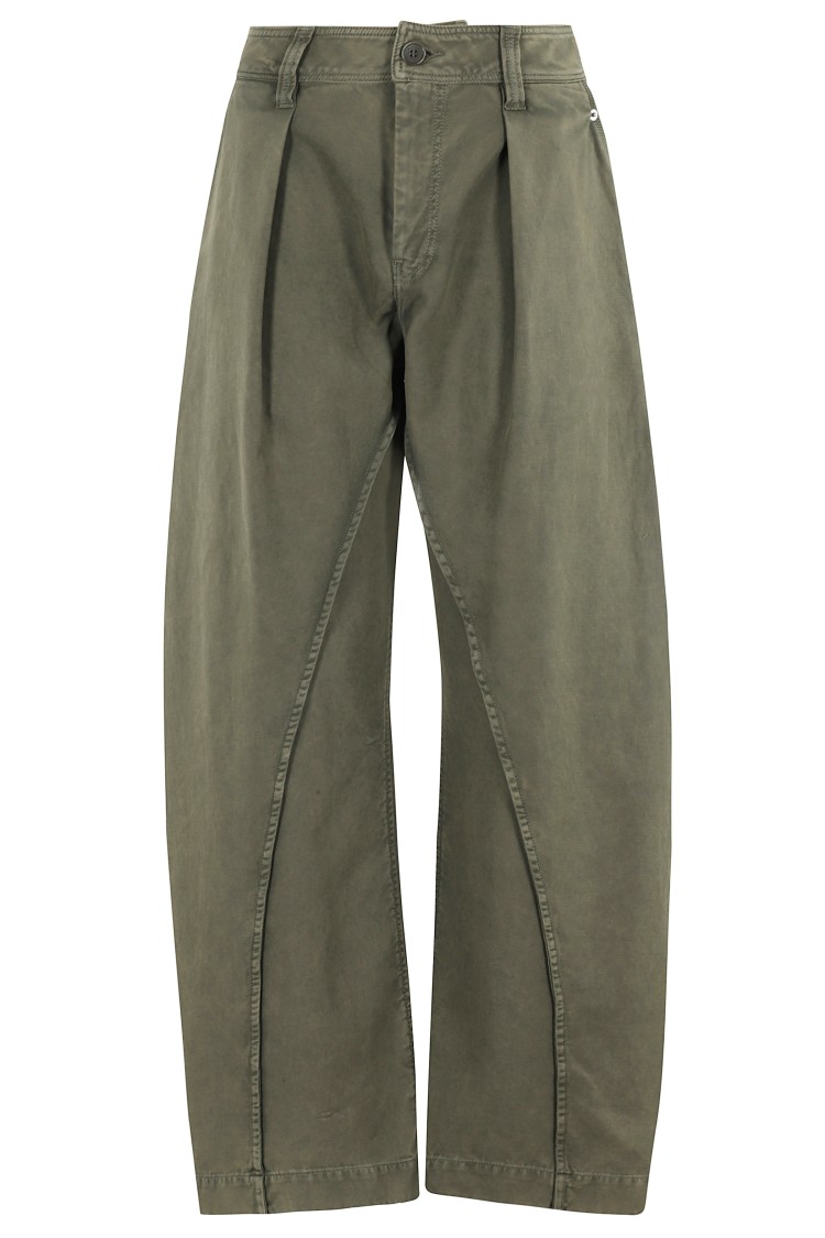 Jw Anderson J. W. Anderson Twisted Seam Trousers In Green