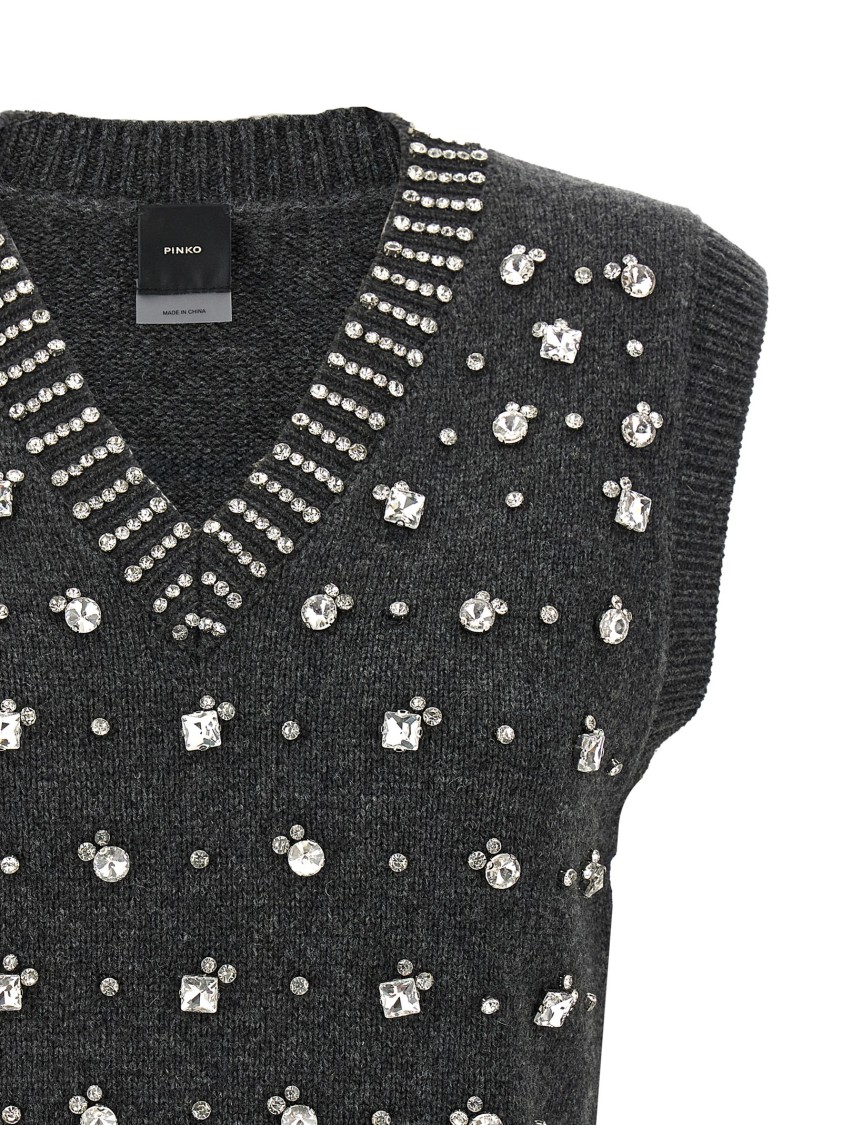 Pinko 'ponziane' Vest In Green