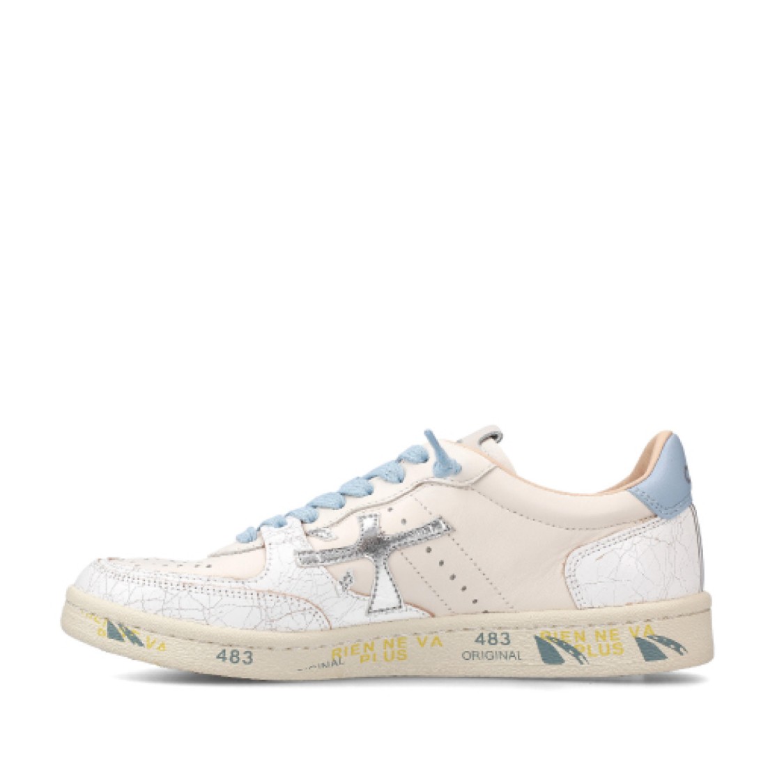 Premiata Bsktclad Strapped Low-top Casual Shoes In Grey