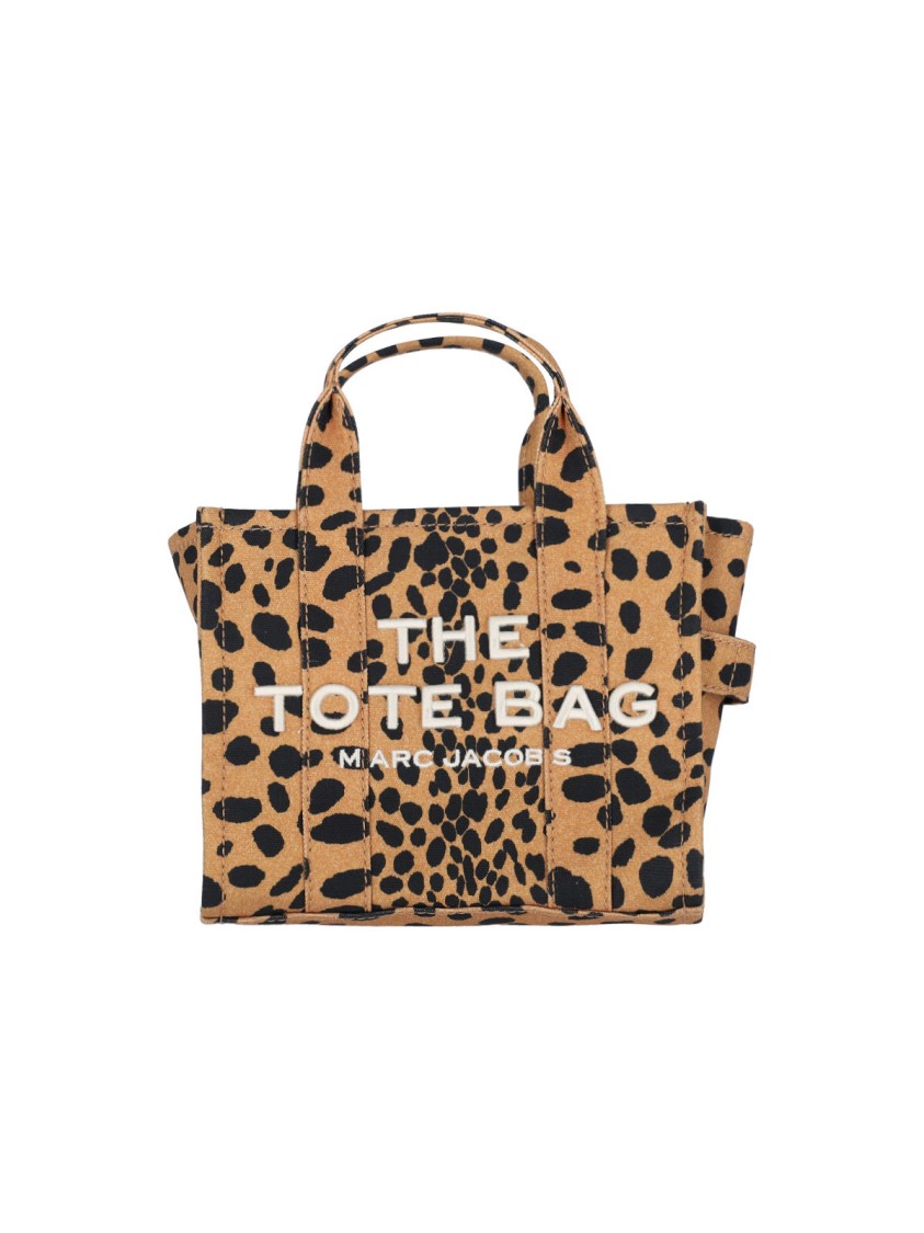 Marc Jacobs "The Small Cheetah Canvas" Tote Bag  Brown
