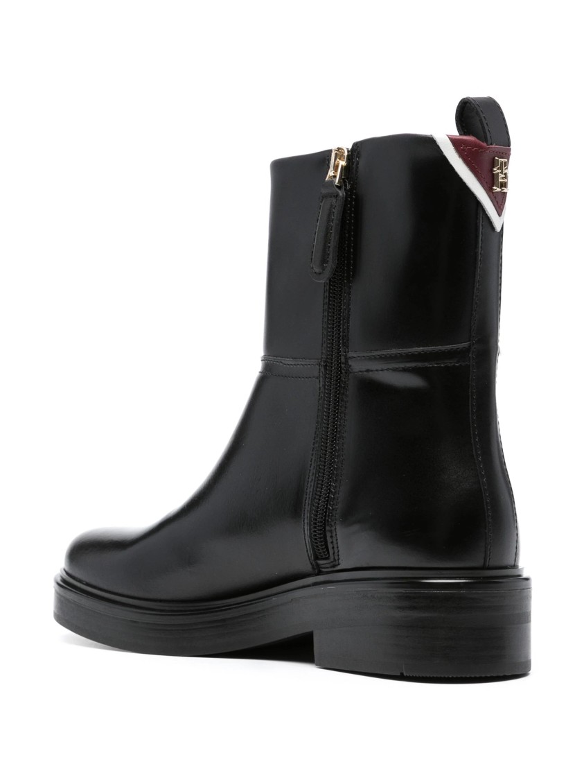 Tommy Hilfiger Cool Elevated Ankle Bootie In Black