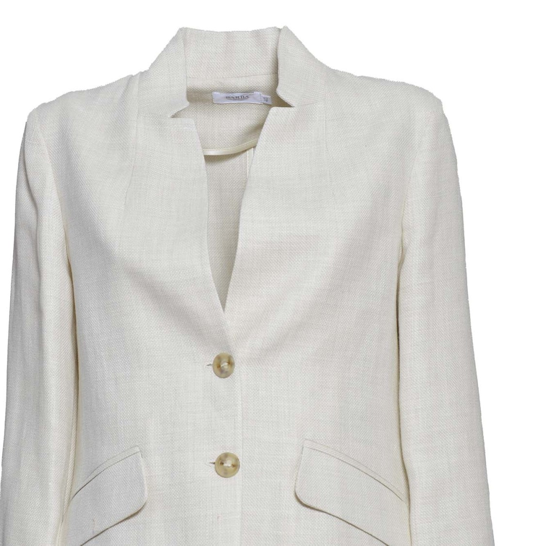 BARBA NAPOLI BARBA BLAZER GI1 SINGLE BREASTED IN BEIGE LINEN