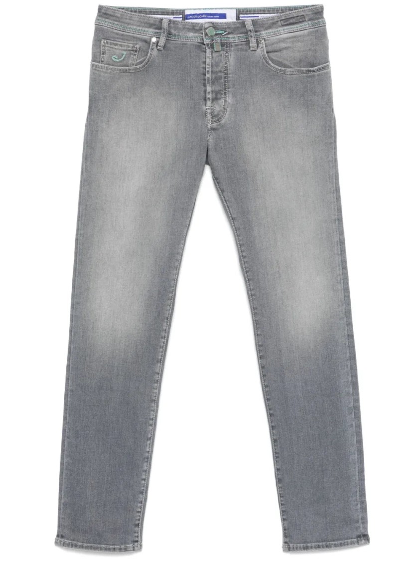 Jacob Cohen Jumqm006061s3618s2 Slim Fit Nick In Gray