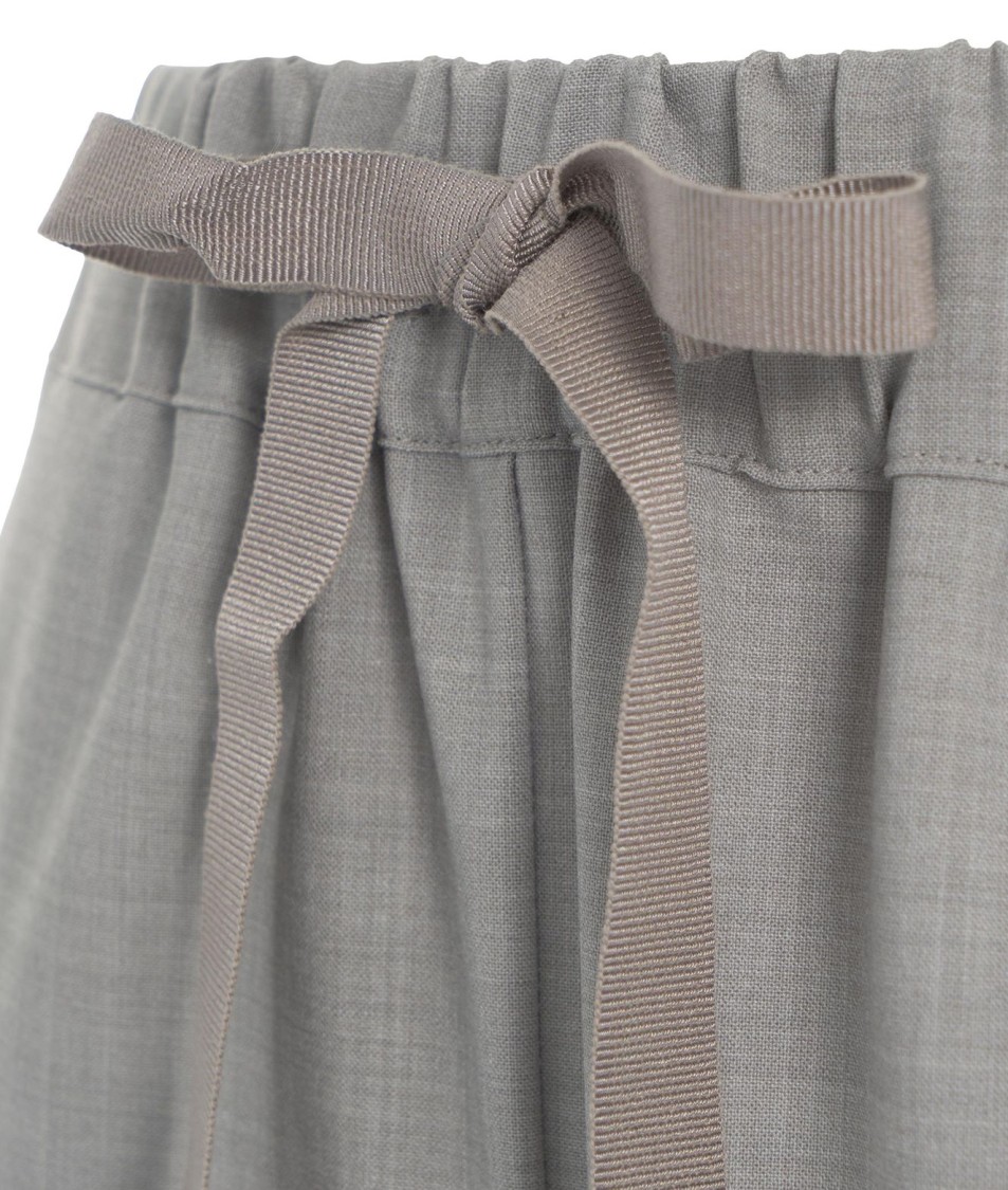 Shop Semicouture Semi Couture Tapered Grey Casual Pants
