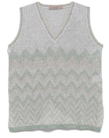D Exterior D. Exterior Green Lurex Top