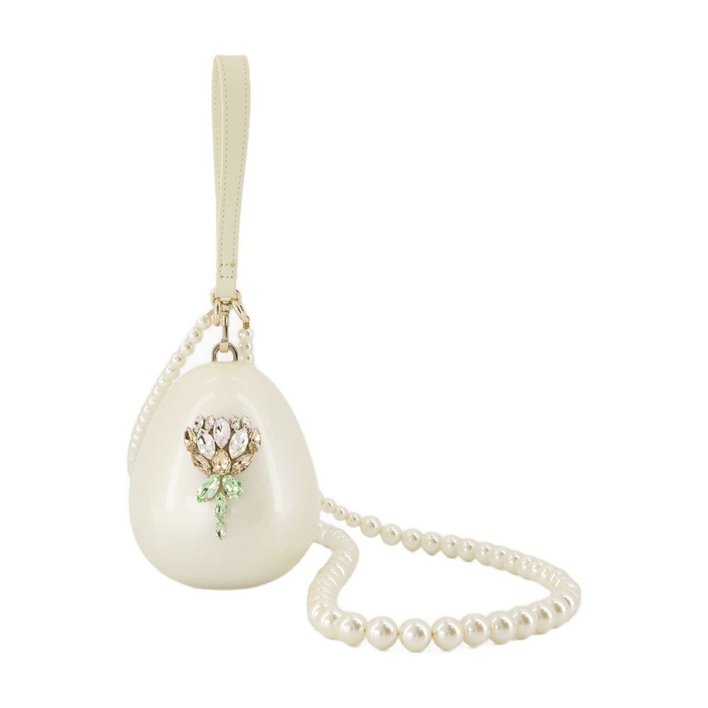 Simone Rocha Micro Egg Shoulder Bag - Pvc - White