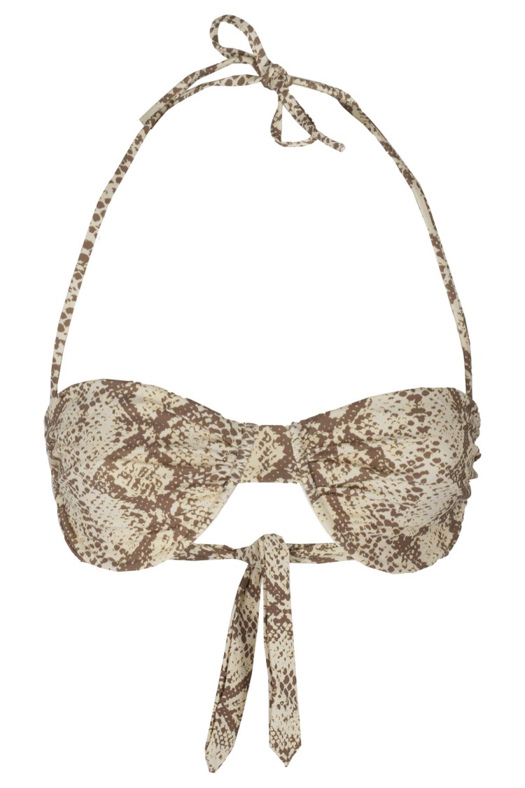 MELISSA ODABASH MELISSA ODABASH PYTHON PRINT BIKINI TOP