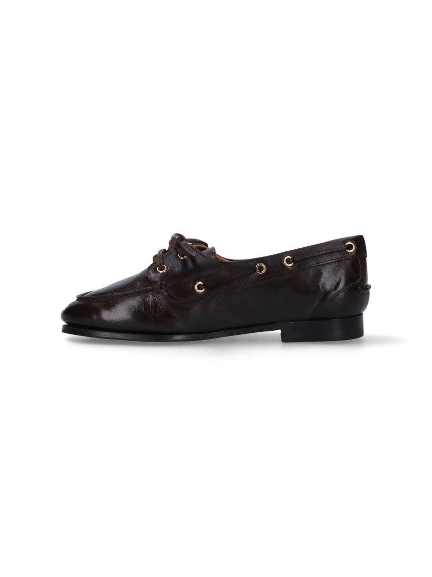 Bally Round Toe Slip-on Moccasins With Tonal Logo Detail In Black