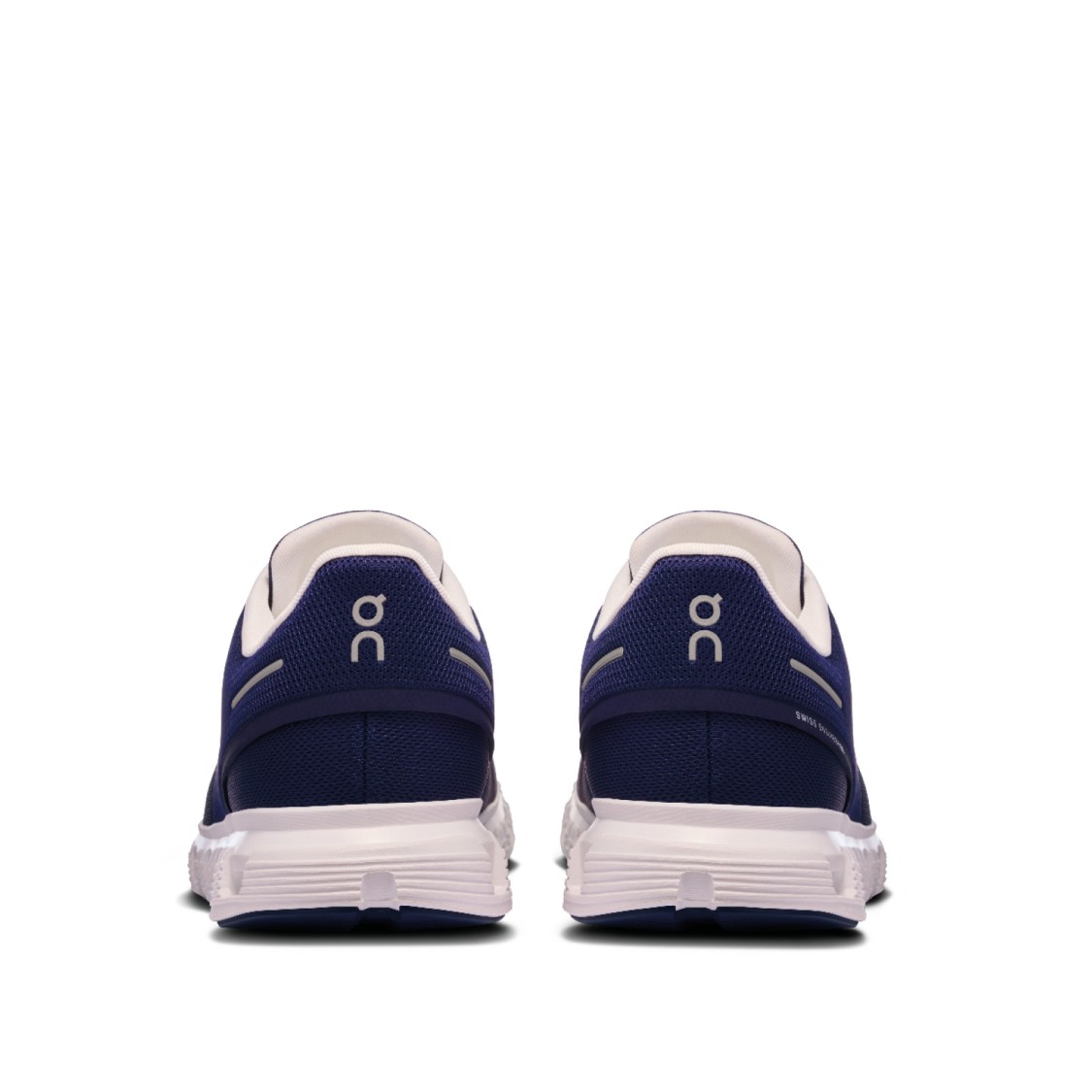 On Breathable Technical Fabric Sneakers With Cushied Sole In Black