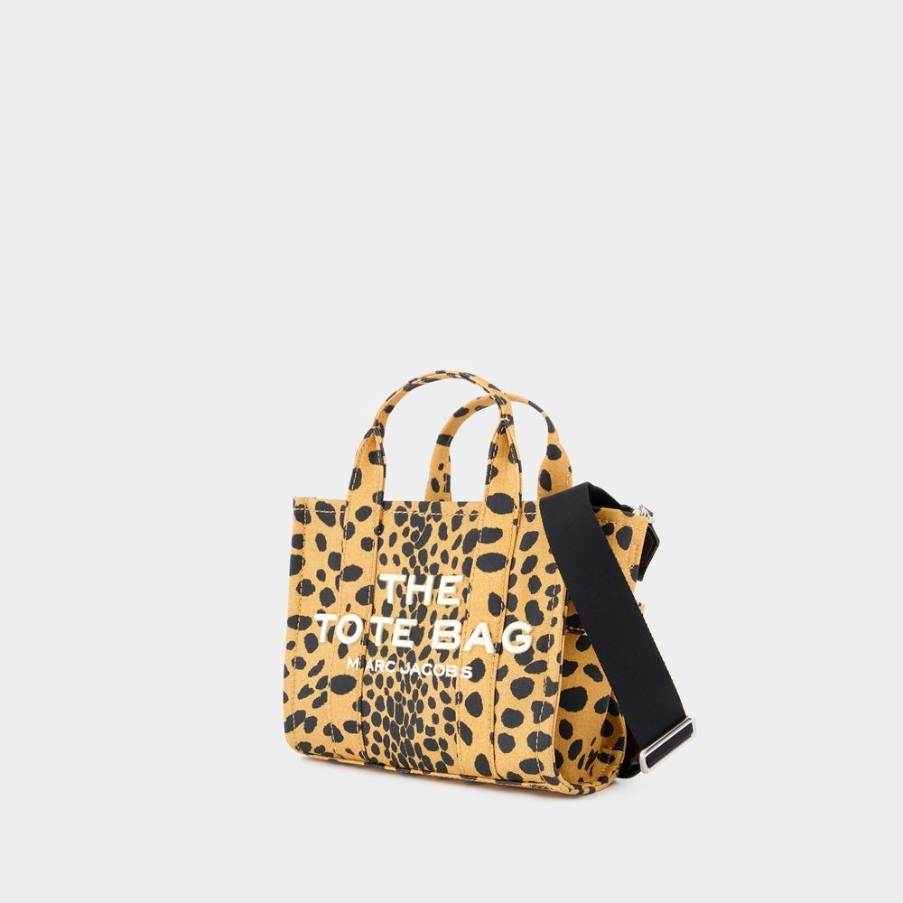 Marc Jacobs Cheetah Medium Tote Bag In Yellow
