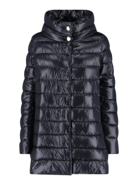 Herno Angela Ultralight Padded Bomber Jacket With Detachable