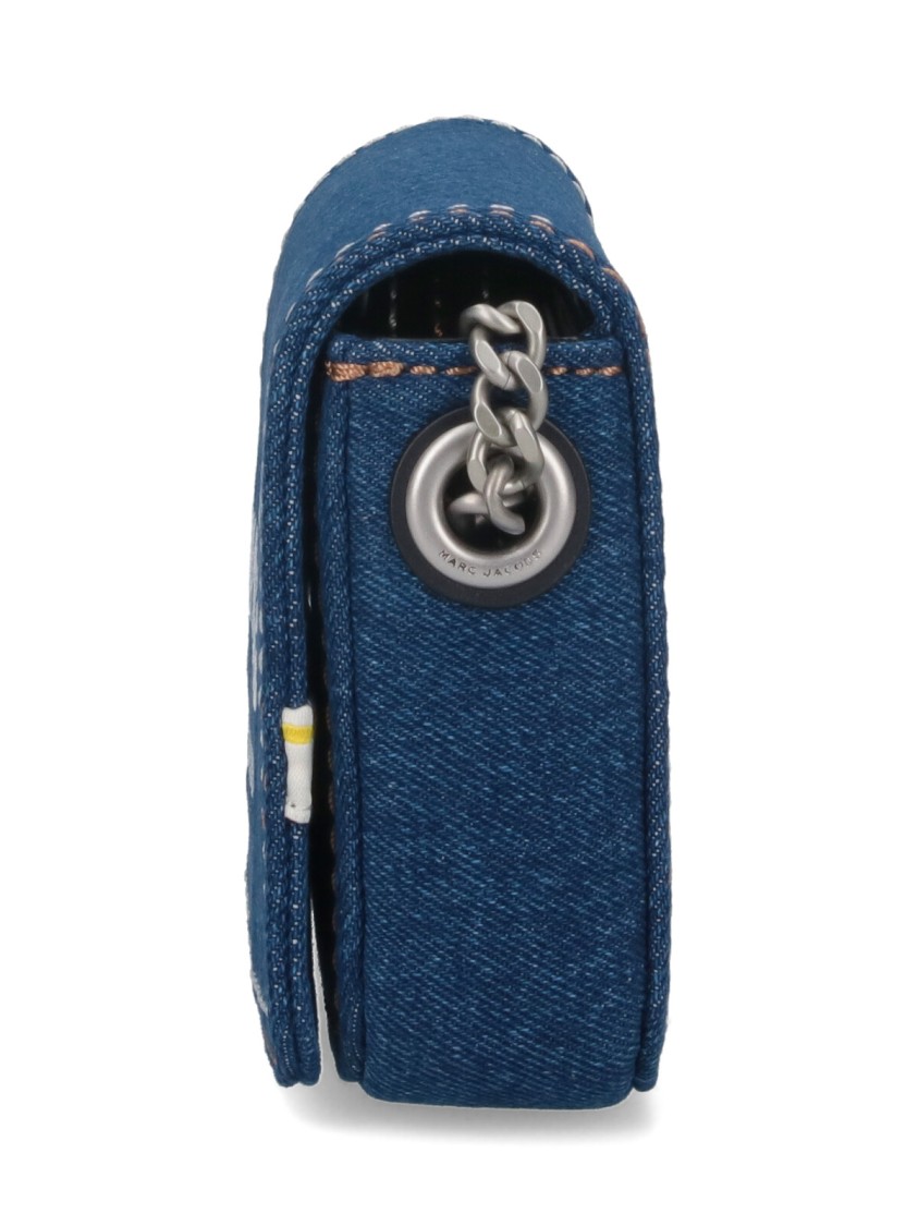 Marc Jacobs The Denim Chain Dark Wash Mini Cross-body Bag
