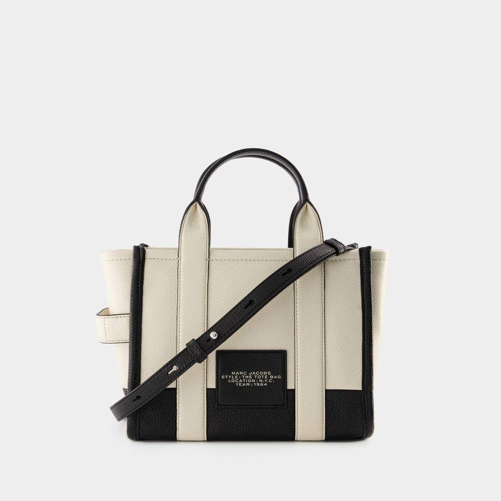 Marc Jacobs The Small Tote - Leather - Ivory In Neutrals