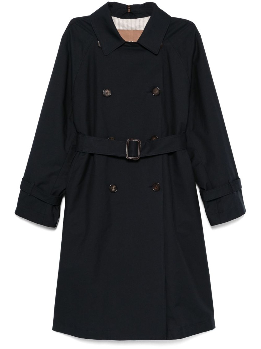 Shop Max Mara Double-breasted Trench Coat