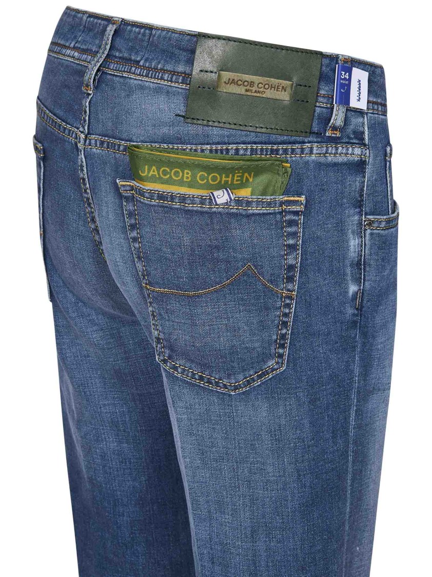 Jacob Cohen Slim-fit Blue Jeans With Classic Five-pocket Design In Blue
