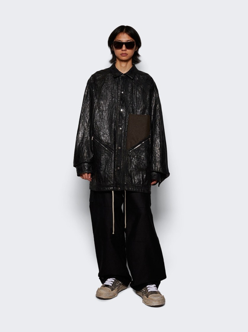 Rick Owens Porterville Runway Drawstring Hem Tour Jacket