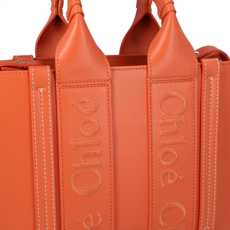Chloé Small Woody Tote Bag Orange in Orange | THE LIST