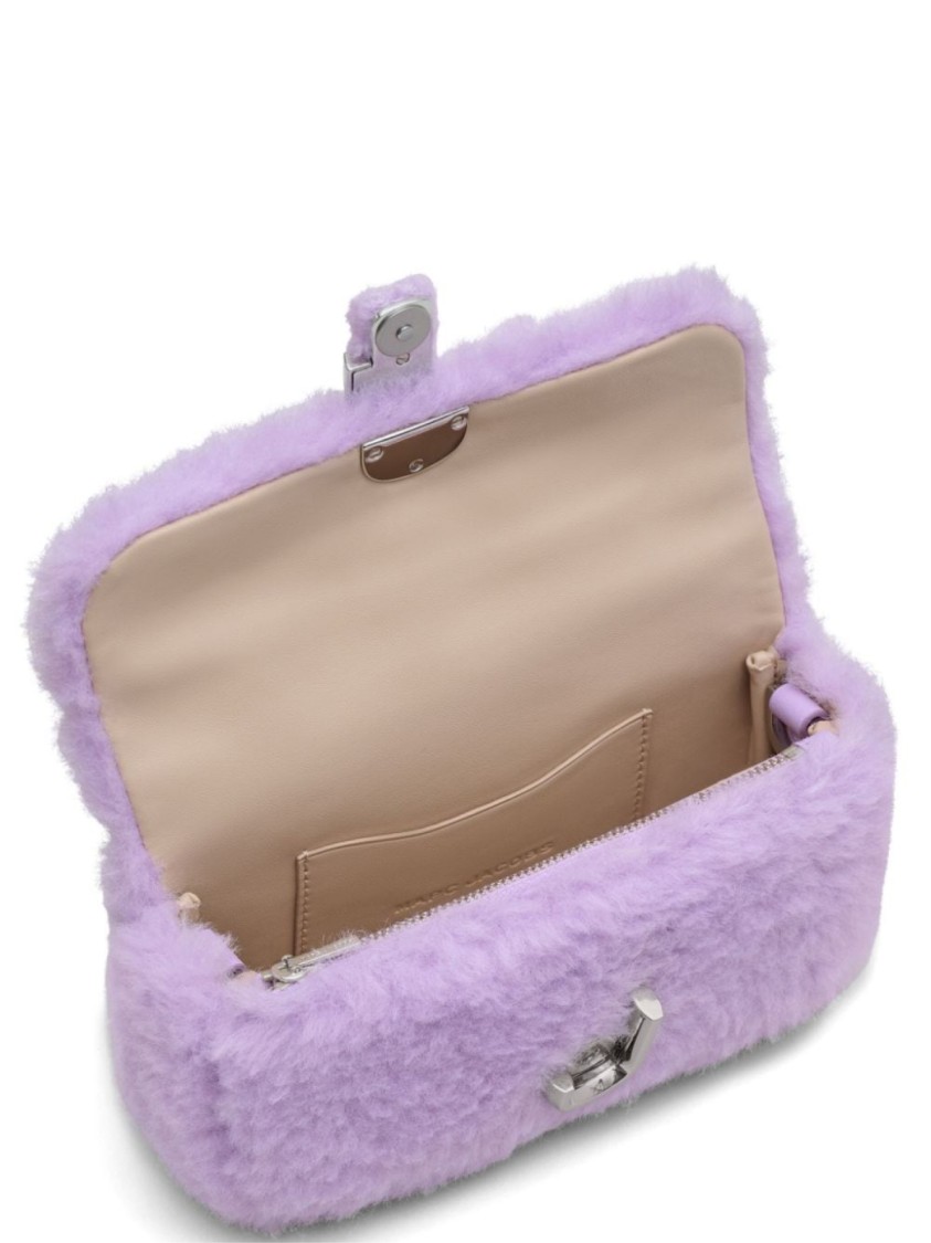 Marc Jacobs The Teddy J Marc Shoulder Bag In Purple