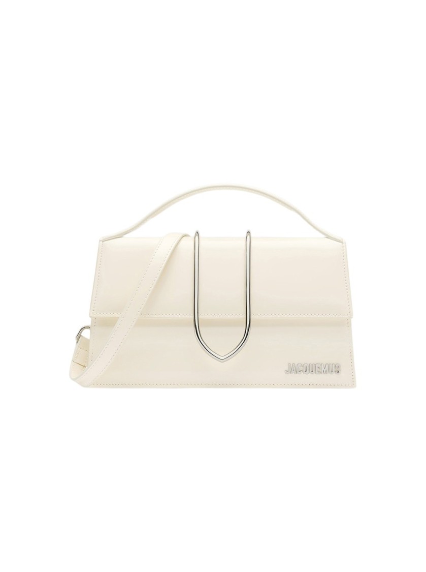Jacquemus The Large Bambino Bag Light Ivory In Neutrals