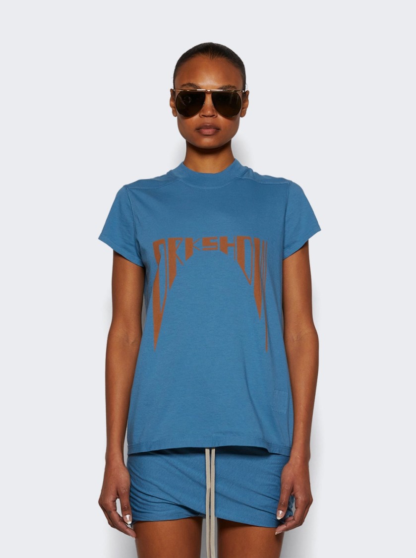 Rick Owens Drkshdw Drkshdw By Rick Owens Small Level Tee Toothpaste And Orange